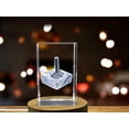 thumbnail image 4 of Retro Gaming: 3D Engraved Crystal 1978 Game Controller A&B Crystal Collection, 4 of 7