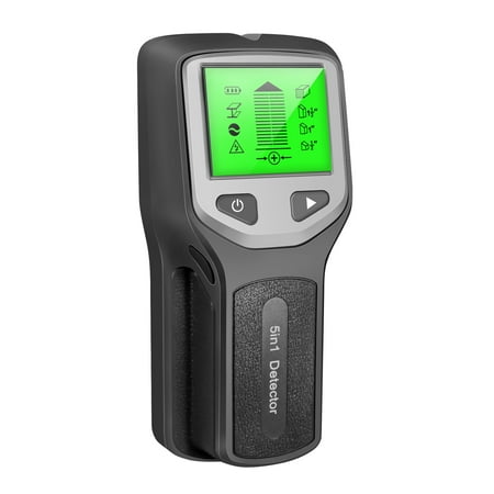 

5-in-1 Pro-fessional Wall Stud Finder Metal Detector Wires Depth T-racker Wood AC Wire Cable Electric Wall Scanner (No Battery)