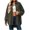 (New41)Gray, variant on Women's Oversized Corduroy Jacket Casual Lapel Collar Button Down Coat Loose Fit Long Sleeve Fall Layering Outer Coat