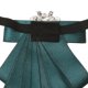 thumbnail image 5 of Pajarita formal para hombre, lazo de boda, corbata con diamantes Verde oscuro, 5 of 7