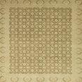 thumbnail image 1 of Ahgly Company Indoor Square Abstract Cinnamon Brown Oriental Area Rugs, 4' Square, 1 of 6