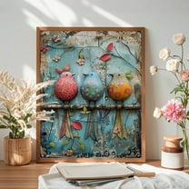 Thanksgiving Metal Sheet Art Waterproof and Sunburn Protection Wrought Iron Wall Hanging Decor,C,One Size