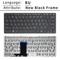thumbnail image 1 of New US Russian Laptop Keyboard For HP Elitebook 2560 2560P 2570 2570P With Black Silvery Frame Replace Notebook Keyboard RU Black Frame, 1 of 6