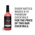 thumbnail image 6 of LAVA Premium Spicy Watermelon Habanero Margarita Mix, Cold-Pressed Organic Watermelon, Agave, Habanero, No Artificial Sweeteners, Lots of Flavor, Ready to Use, 1-Liter (33.8oz) Glass, 6 of 7