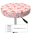 thumbnail image 4 of Fotbe Cartoon Lobsters 3 Stool Covers Round,Waterproof Round Bar Stool Covers Bar Chair Covers Washable Stool Cushion Slipcover for 12-14 Inch Chair-13 inch, 4 of 7