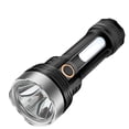 thumbnail image 2 of Linterna LED de alta potencia, recargable de largo alcance, resistente al agua y a los golpes, para emergencias al aire libre, 1000 lúmenes de salida, cuerpo de aluminio duradero, multimodo,, 2 of 8