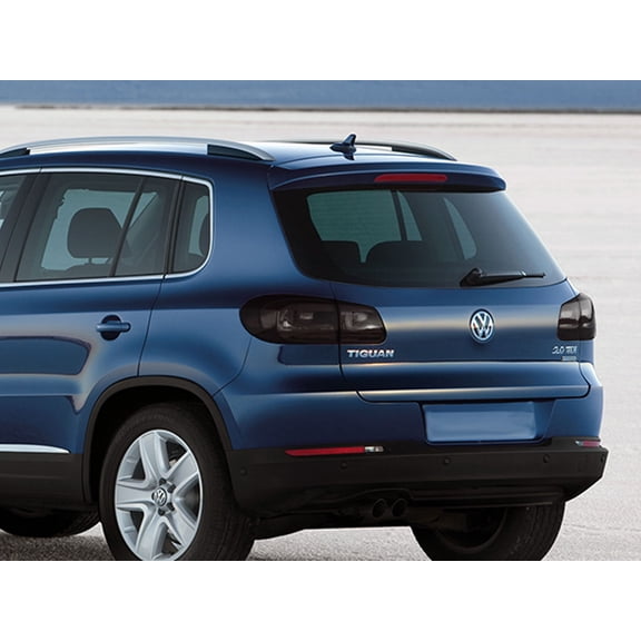 Rvinyl Tail Light Tint Covers Compatible with Volkswagen Tiguan 2009-2011 - Blackout Smoke