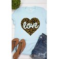 thumbnail image 6 of Love Leopard Heart Graphic Tee T-Shirt, 6 of 8