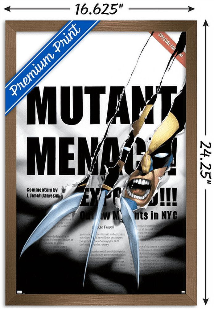 Marvel Comics - Wolverine - The Pulse #6 Wall Poster, 14.725" x 22.375", Framed
