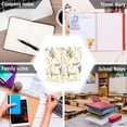thumbnail image 6 of FORMRS 1-Subject Spiral Notebook 8" x 5" College Ruled 60 Refillable Sheet A5 Hard Cover, 2 Pack, Floral Rabbit, 6 of 7