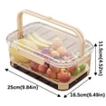 thumbnail image 3 of HmNPlay Sealed Bags,Plastic Bag For Food Transparent Food Storage Container With Flexible Buckle Suitable For Freezing Compartment Design For And Storage, 3 of 4