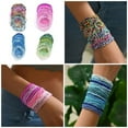 thumbnail image 2 of Fashionable Glass Bead Bracelet Set 30pcs Colorful Bracelets for Women Foot and Hand Chain Great for Travel and Vacation, 2 of 21