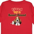 thumbnail image 4 of Inktastic Basset Hound Dog Lover Gift Boys or Girls Long Sleeve Toddler T-Shirt, 4 of 5
