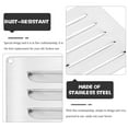 thumbnail image 2 of CIMAXIC Stainless Steel Vent Cover for Boat and Marine Use, Silver, Durable and Easy to Install (2Pcs), 2 of 6