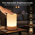 thumbnail image 4 of DAYBETTER Night Light,Dimmable Lamp,10 Brightness and 13 RGBW Colors,Touch and Remote Control,Portable Table Bedside Lamp,Rechargeable LED Lamp for Baby Nursery Bathroom/Living Room/Nightstand/Bedroo, 4 of 7