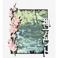 thumbnail image 2 of Cherry Blossom River Adult White Long Sleeve Hoodie-Large, 2 of 2