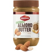 Haddar, 100% Pure Almond Butter, 18oz, Only One Ingredient!