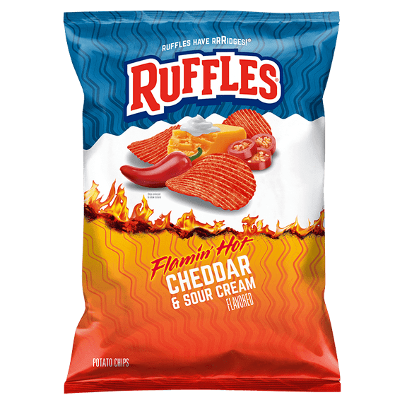 Ruffles Flamin' Hot Cheddar & Sour Cream 2.5 oz