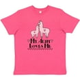 thumbnail image 3 of Inktastic Llama Aunt Loves Me Girls Gift Youth T-Shirt, 3 of 5