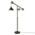 thumbnail image 2 of Evelyn&Zoe Traditional Metal Floor Lamp with Pulley System, 2 of 9
