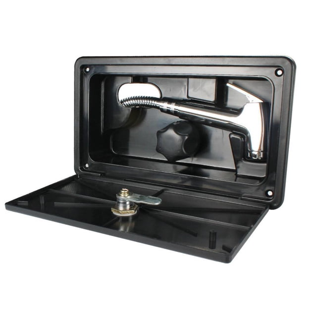 Caja De Ducha Para Caravana Al Aire Libre Kit De Caja De Ducha Interruptor Frío Y Caliente Kit De Caravana Para Autocaravana Y Barco Marino Vogacara VI011813-01