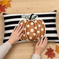 thumbnail image 6 of Farmhouse Pillow Covers Set of 4 Fall Home Decor Thanksgiving Decor Lumbar Throw Pillows with Eucalyptus Pumpkins Gingham Seasonal Decor for Couch Bedroom, 6 of 9