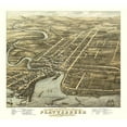 thumbnail image 3 of Stoner 17x15 Black Modern Framed Museum Art Print Titled - Plattsburgh New York - Stoner 1877, 3 of 5