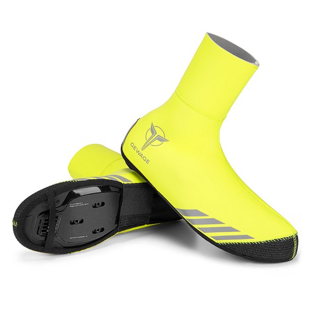 TFixol - Fundas impermeables para zapatos de bicicleta con forro polar térmico para ciclismo de carretera