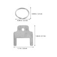 thumbnail image 2 of unbranded 6Ud Llave Para De Toallas Y Jabón Fácil Instalación Con Compacto Plata, 2 of 8