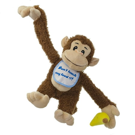 crying monkey with banana toy