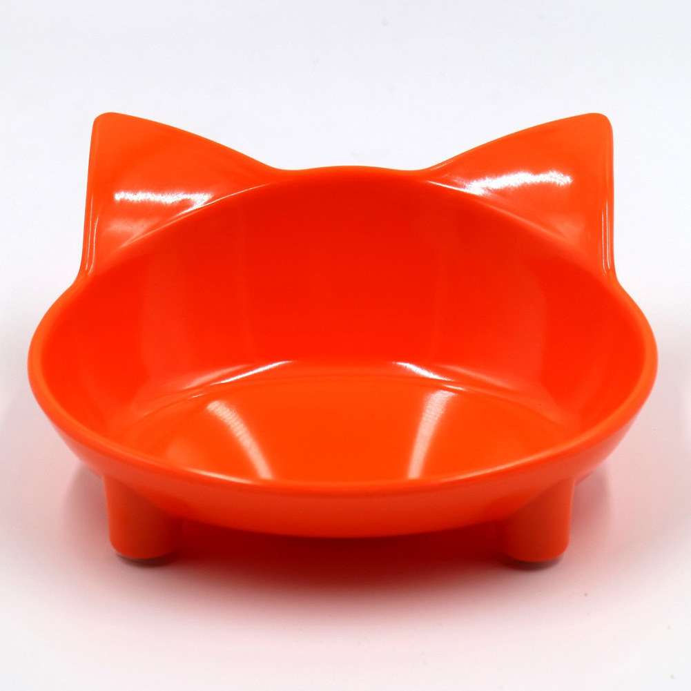 Shallow Cat Food Bowl Wide Dish Non Slip Cats Feeding for Relief
