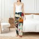 thumbnail image 4 of Balery Retro American Eagle Pantalones de pijama para mujer, pijamas ultraligeros, pantalones de estar por casa-Large, 4 of 6