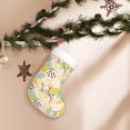 thumbnail image 7 of Disketp Lemon Leaves Christmas Stockings, Xmas Stocking for Family Holiday Season Décor, Personalized Holiday Indoor Decorations, 7 of 7