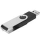 thumbnail image 3 of Memoria USB portátil giratoria Candy Black de 1 GB para PC y tableta, 3 of 14