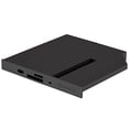 thumbnail image 4 of Black (with white replace panel), 12.7mm tray loading type slim ODD bay, 1 * USB3.0 C type, Cardreader, Support SDXC / Micro SDXC, 1 * M.2 SATA type SSD slot, 4 of 6