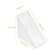 thumbnail image 2 of 8Pack Corner Protectors 36x95mm Plastic Right Angle Corner Guards Cushion, White, 2 of 6