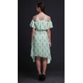 thumbnail image 4 of Bimba Bird Printed Womenâ€™s Cold Shoulder Tunic Party Round Neck Shift Dress-X-Large, 4 of 6