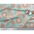 thumbnail image 2 of Soimoi Tissu Popeline de Coton Mandala Floral Tissu Imprimé Artistique par la Cour 56 Pouces de Large, 2 of 3