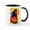 White/Black Inside, variant on CafePress - Arabian 1 Flat - 11 oz Ceramic Mug - Novelty Coffee Tea Cup
