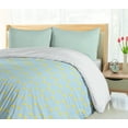 thumbnail image 5 of Ambesonne Yellow Bird Duvet Cover Sets, Tiny Chickens, 2-King, Pale Blue Pastel Yellow, 5 of 7