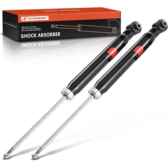 A-Premium Rear Shock Absorbers Compatible with Volkswagen Jetta 2019, Tiguan 2018-2024, Golf 2015-2021, GTI 2015-2021 & Audi A3/A3 Quattro 2015-2023, Q3 2019-2024, TT Quattro 2016-2019, 2-PC Set