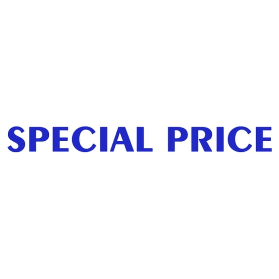 Printtoo Special Price Self Inking Rubber Stamp Pre-Inked Office Stamp- Home Office Business Stationery, Blue- 42 x 9 mm