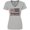 Athletic Heather, variant on Inktastic Aplastic Anemia Awareness Red and White Ribbons and Flag Women's V-Neck T-Shirt