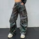 thumbnail image 1 of Pantalones de mezclilla de trabajo con grafiti, de moda, holgados, con múltiples bolsillos y para uso industrial pesado, 1 of 5