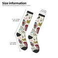 thumbnail image 4 of Fotbe London Landmark1 print Women's Men's Novelty Crew Socks Cotton Socks Knee High Socks for Walking,Running,Nurses,Pregnancy, 4 of 8