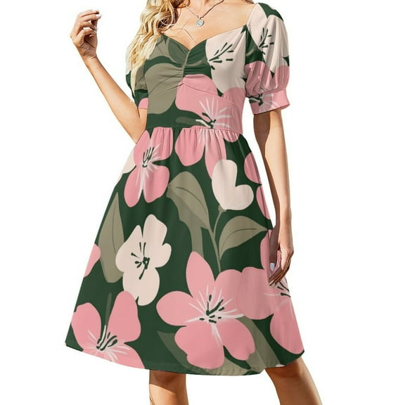 Bohemian Pattern Summer Dresses for Women Beach Boho