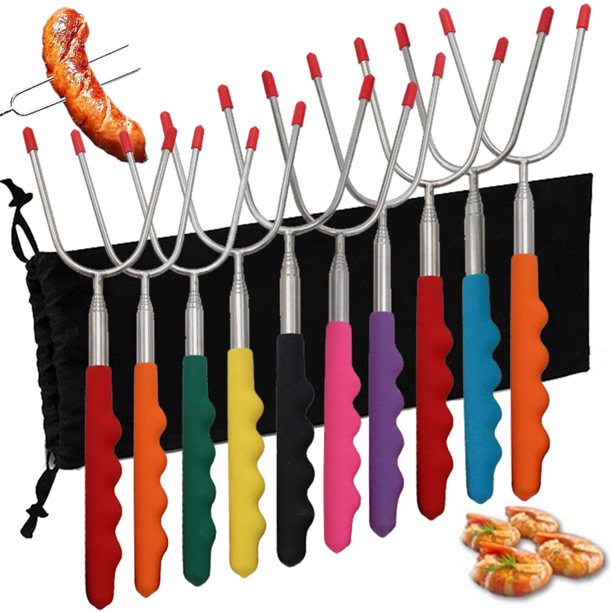 Elbourn Marshmallow Roasting Sticks,10 Pack Marshmallow Roasting Sticks