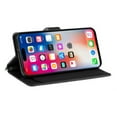 thumbnail image 4 of For iPhone 16 6.1 inch Wallet ID Card Holder Case Cover - Black, 4 of 4
