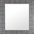 thumbnail image 1 of 27.5 x 35.5 Black And White Pattern Frame Wall Mirror, 1 of 1