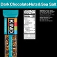 thumbnail image 4 of (6 pack) KIND Gluten Free Dark Chocolate Nuts & Sea Salt Snack Bars, Value Pack, 1.4 oz, 12 Count Cardboard Box, 4 of 19